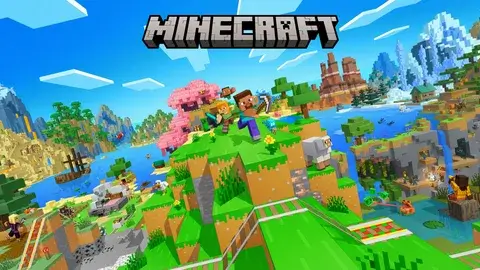 Minecraft oyununun ekran görüntüsü